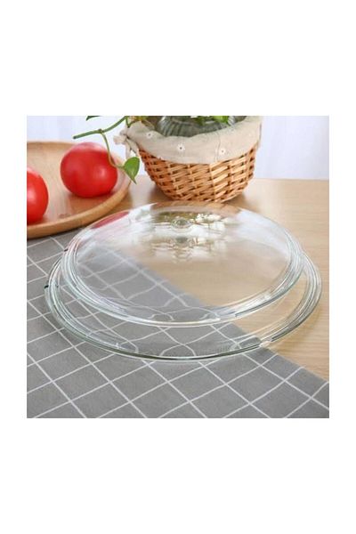 Paşabahçe Glass Lid Pyrex Pot Pan Pan Glass Lid 28 Cm