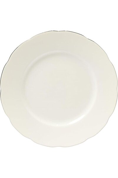 Kütahya Porselen Bone Olympos Pasta Tabağı 21 cm PLATİN