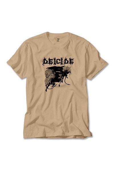 Z zepplin Μπλουζάκι Deicide Band Metal Slayer Cream