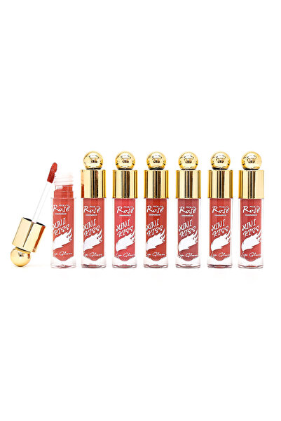 AİLY COSMETİCS Rose 6'lı Mını Kıss Kalıcı Ruj Serisi