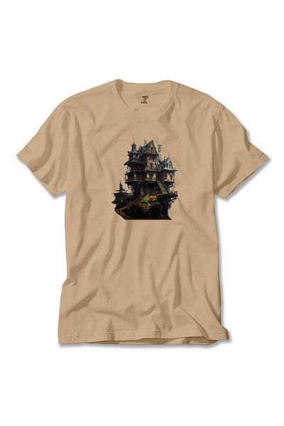 Z zepplin Κρεμ μπλουζάκι Castle in The Forest