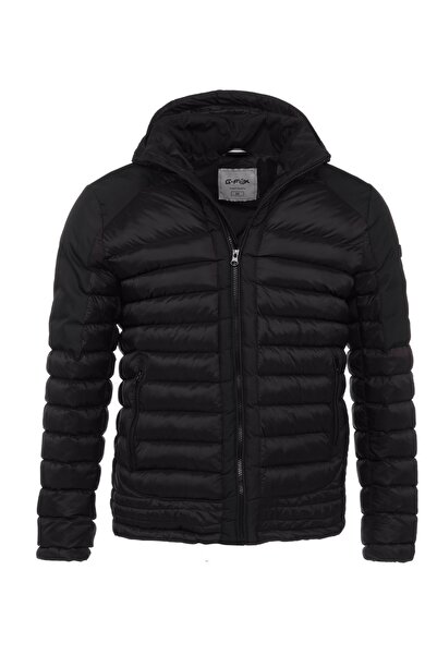 G-FOX Men's Short Removable Hooded Padded Water Repellent Classic Puffer Jacket 9710
