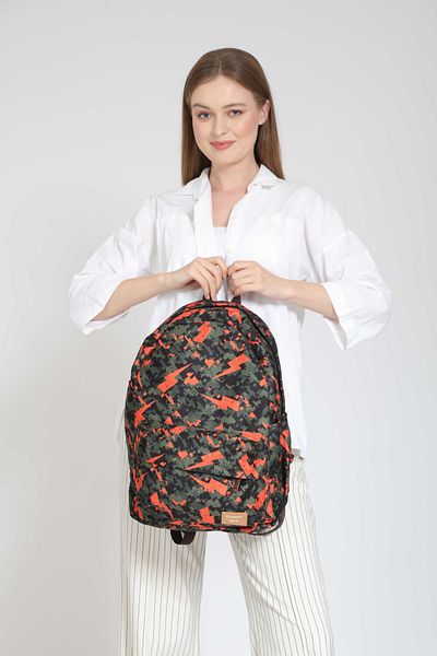 Street Bag Unisex αδιάβροχο σακίδιο πλάτης με μοτίβο κεραυνού - καθημερινή χρήση, σχολείο, ταξίδια και κάμπινγκ