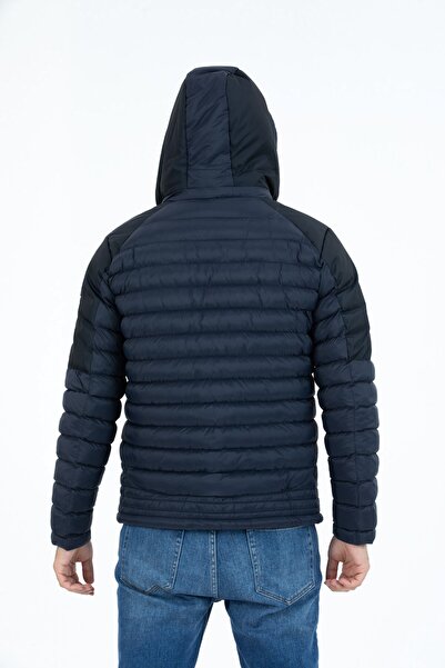 G-FOX Men's Short Removable Hooded Padded Water Repellent Classic Puffer Jacket 9710