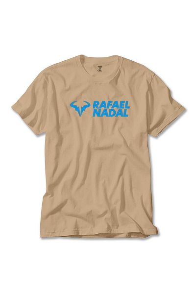 Z zepplin Κρεμ μπλουζάκι με κείμενο Rafael Nadal Blue Logo