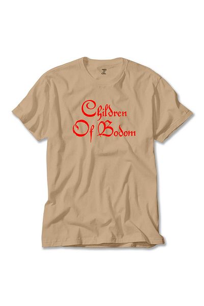 Z zepplin T-Shirt Children Of Bodom Text Cream