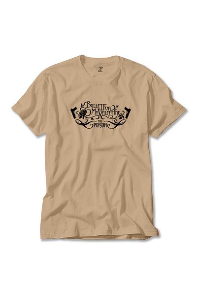 Z zepplin Bullet For My Valentine The Poison Album Cream T-Shirt
