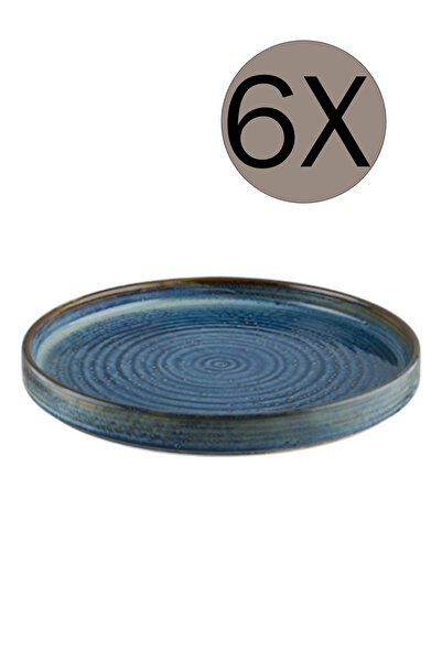 Bonna Porselen Sapphire Düz Tabak 26 Cm 6'lı Takım Sph26dz