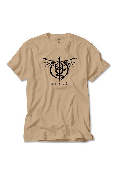 Z zepplin Κρεμ μπλουζάκι με λογότυπο Lamb of God Wrath