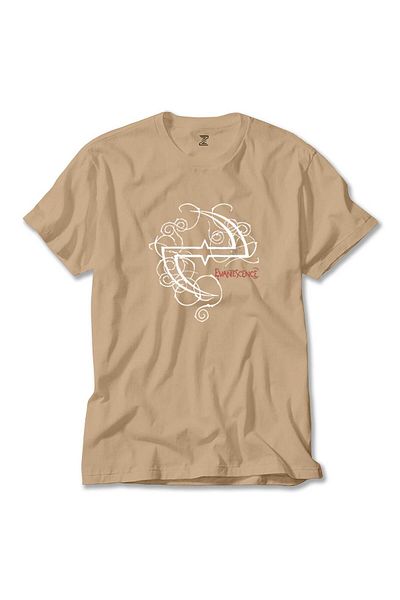 Z zepplin Evanescence Logo Cream T-Shirt