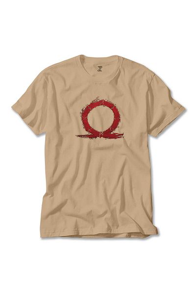 Z zepplin Μπλουζάκι God Of War Ragnarok Red Omega Cream