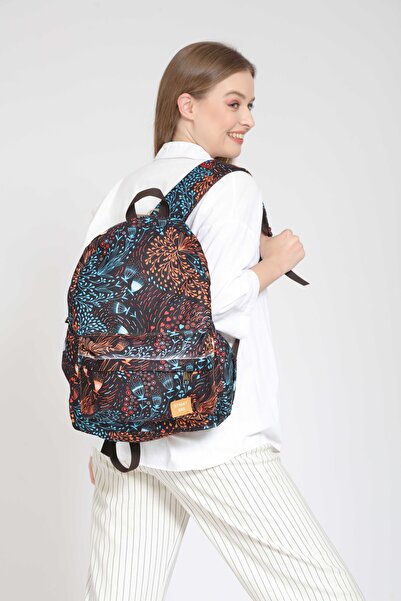 Street Bag Unisex Etnik Bohem Otantik Desenli Su Geçirmez Sırt Çantası Günlük Okul Seyahat Kamp Kullanım