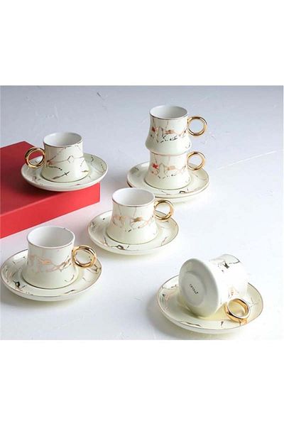 AROW Coffee Set Marble Pattern Tr-2619