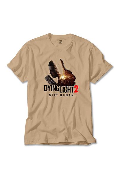 Z zepplin T-Shirt Dying Light Stay Human Cream