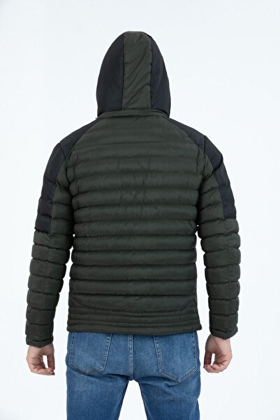 G-FOX Ανδρικό κοντό αποσπώμενο κουκούλα με επένδυση Water Repellent Classic Down παλτό 9710