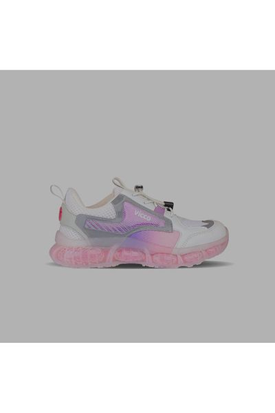 Vicco PANTOFI SPORT PHYLON FILET ALB-ROZ VICCO CORN