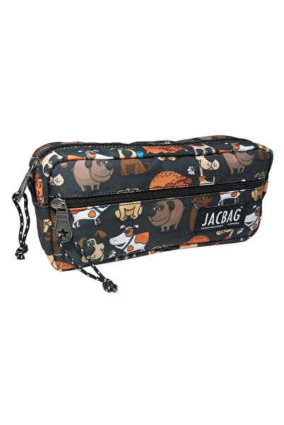 Jacbag Dual Zıp-iki Fermuarlı Kalemkutu