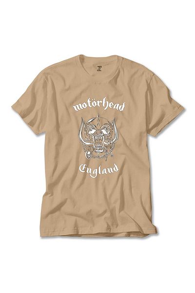 Z zepplin Κρεμ μπλουζάκι Motörhead England