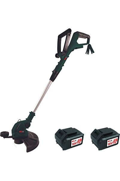 STANVOLT Klpro KLBMB18-50 18V/5AH. Çift Akülü Misinalı Çim Biçme Makinesi