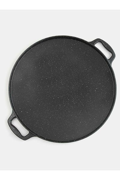 COOKCASE Gravita Cast Iron Grill And Pancake Pan 36 Cm Black