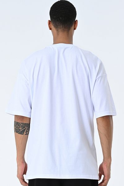 AMAZING CRASH Tricou de bază pentru bărbați, cu mânecă scurtă, cu decolteu rotund