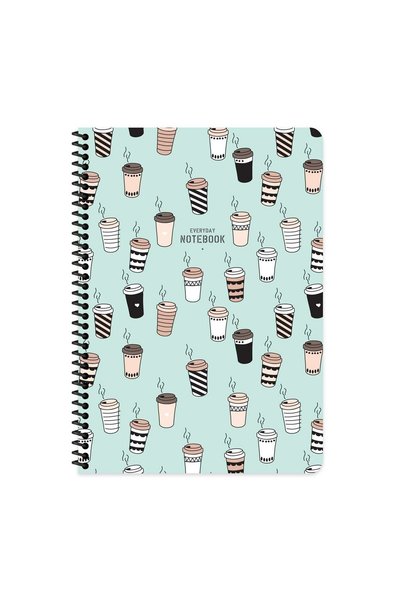 KESKİN COLOR Keskin Color Coffee Spiralli Yeşil Karton Kapak 80 Yaprak A4 Çiz...