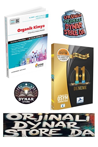 Aydın Yayınları AYT Kimya Konu Anlatım Modülü 6 (Organik Kimya) ve Paraf  1ty...