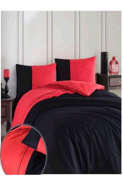 Altınbaşak Thor Pile Plain Ranforce Duvet Cover Set Double