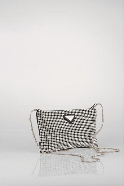 Liva Bag Collection Geantă de damă cu lanț cu detaliu în piatră