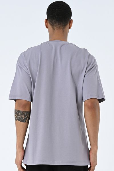 AMAZING CRASH Ανδρικό μπλουζάκι με κοντό μανίκι Basic Crew Neck Oversize