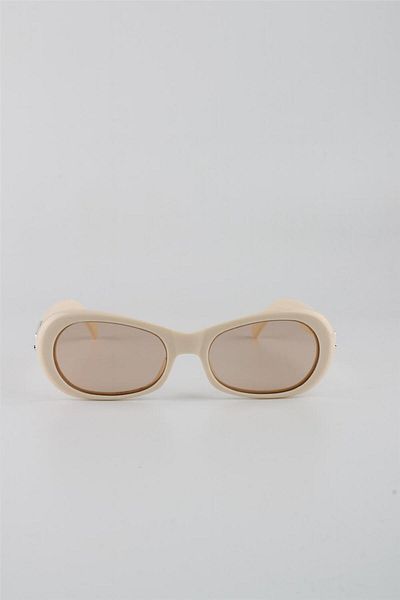 Silvio Monetti Women's Sunglasses - Cream UV400 Filter, Model615355