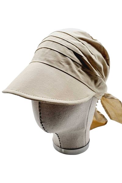Trenderrs Women's Safari Tie-Up Brim Bandana Beach Hat