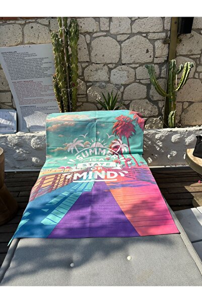 Essential Towel Madaline Mikrofiber Teknolojisi Ile Üretilen Hafif Ve Kum Tut...