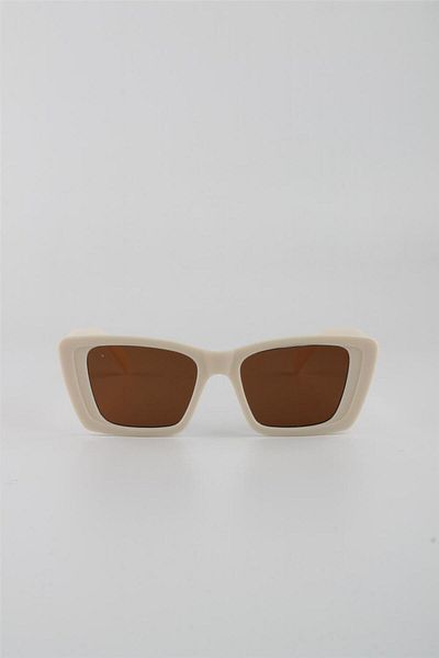 Silvio Monetti Women's Sunglasses - Cream UV400 Filter, Model615367