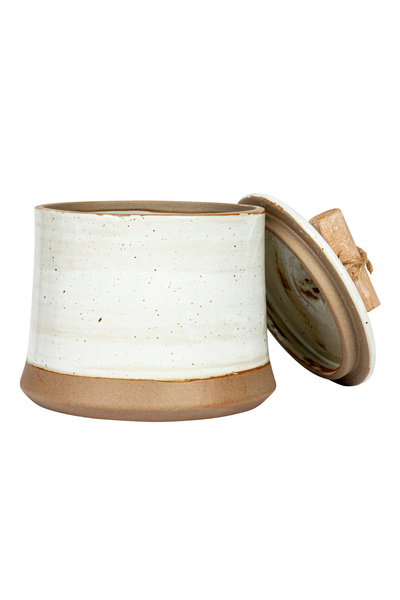 Warm Design Jar with Wooden Handle