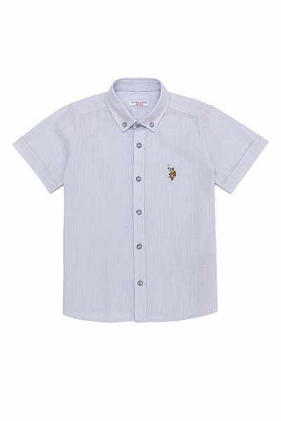 U.S. Polo Assn. Cămașă pentru băiat albastru