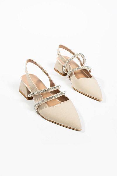 DUXAL SHOES women's stylish ballet flats with stones-high heels-LNDA