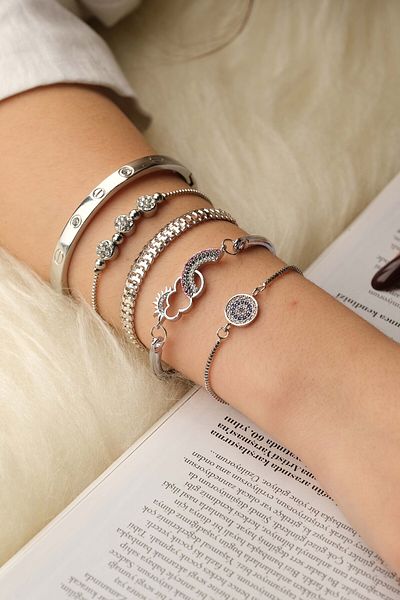 Jack Ferrero MEN'S 3-PIECE SET COMBINATION BRACELET SET