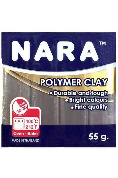 NARA Polymer Clay 55 grams Pm12 Dark Grey