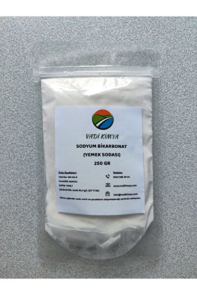 Vadi Kimyaa SODYUM BİKARBONAT (YEMEK SODASI) - 250 GRAM