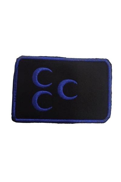 SINGLE SWORD Κέντημα Patch - Τρεις Ημισελήνους