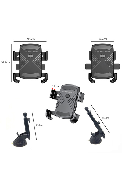 Knmaster Tt-600a Vakumlu Araç Içi Telefon Tutucu