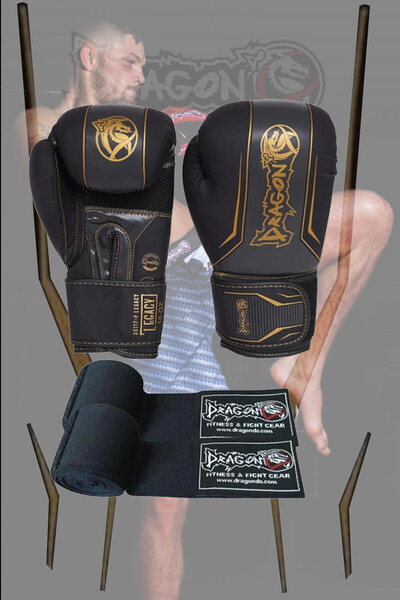 Dragondo Legacy Kick Boks Eldiveni Boks Eldiveni Muay Thai Müsabaka Antreman dragon boks eldiveni2'li Set