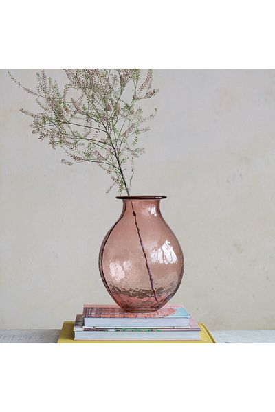 Warm Design Rose Vase - Embossed Design