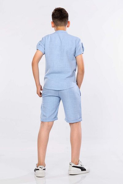 MORNIO Tricou și pantaloni scurți Sofia cu trei nasturi pentru băieți Set 2 buc VF24KMR 5102930