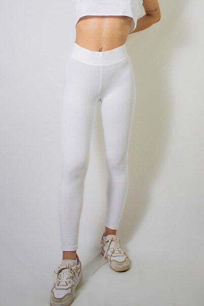 ARESMODA لباس ضيق نسائي أبيض عالي الخصر