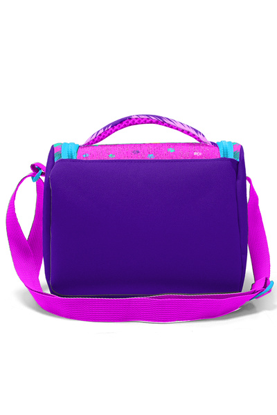 Coral High Kids Purple Pink Cat Patterned Thermo Lunchbox 11859