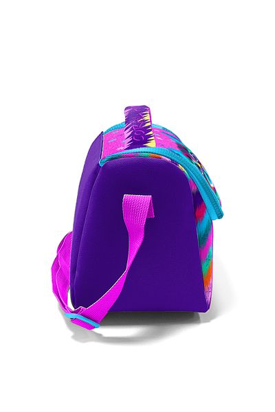 Coral High Kids Purple Pink Cat Patterned Thermo Lunchbox 11859