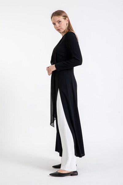 Esswaap Pleated Detailed Trousers Suit Ecru