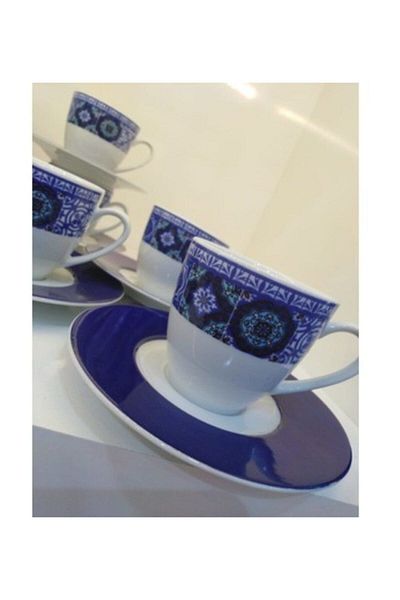 Kütahya Porselen 12 Piece Coffee Cup Set for 6 People 9429